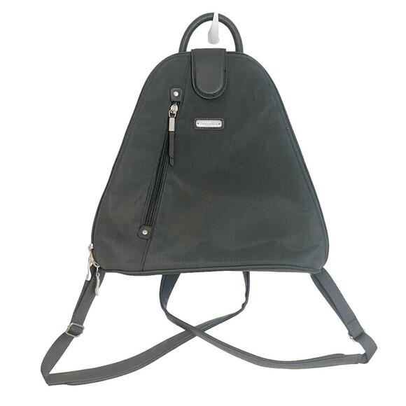 BAGGALLINI Woven Water-Resistant Nylon Metro Backpack for Women Charcoal NWT - Picture 1 of 13